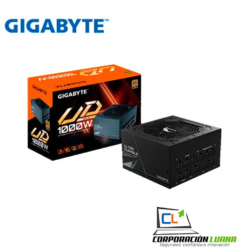 Foto del producto FUENTE DE PODER GIGABYTE UD1000 ( GP-UD1000GM PG5 GUS2 ) 1000W GOLD | FULL MODULAR