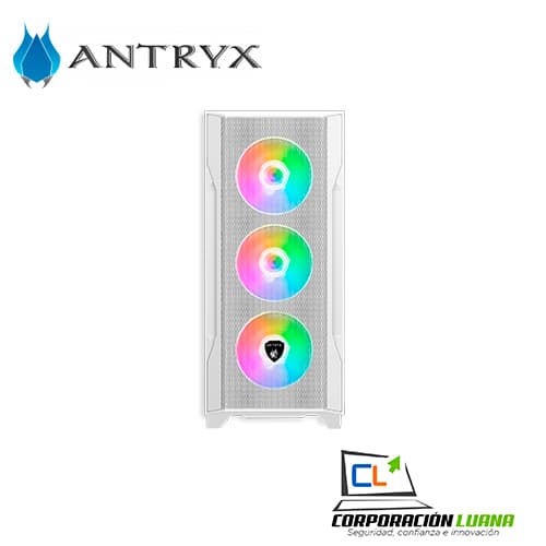 Imagen de CASE ANTRYX FX 710 ( AC-FX710W ) S/FUENTE | BLANCO | X4 FAN | USB TIPO-C