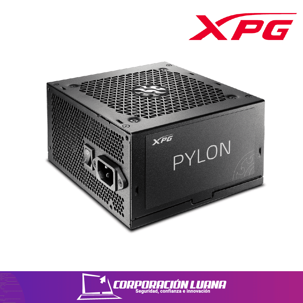 FUENTE DE PODER XPG PYLON 650 (PYLON650B-BKCUS ) 650W | BRONZE