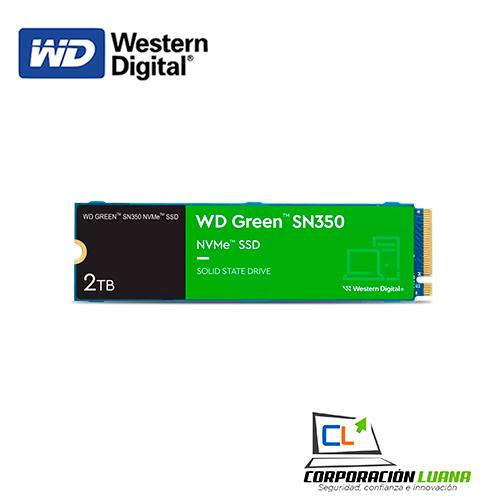 SSD WESTERN DIGITAL SN350 2TB ( WDS200T3G0C ) GREEN | NVME