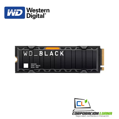 Foto del producto SSD WESTERN DIGITAL SN850X 2TB ( WDS200T2XHE-00BCA0 ) BLACK | NVME | C/DISIPADOR