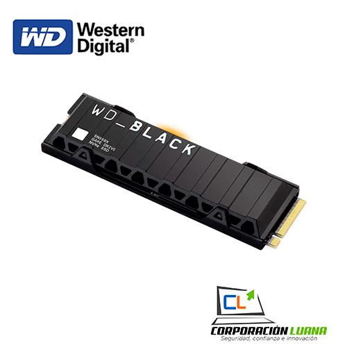SSD WESTERN DIGITAL SN850X 2TB ( WDS200T2XHE-00BCA0 ) BLACK | NVME | C/DISIPADOR