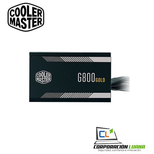 Imagen de FUENTE DE PODER COOLER MASTER G800 ( MPW-8001-ACAAG-U2 ) 800W | GOLD