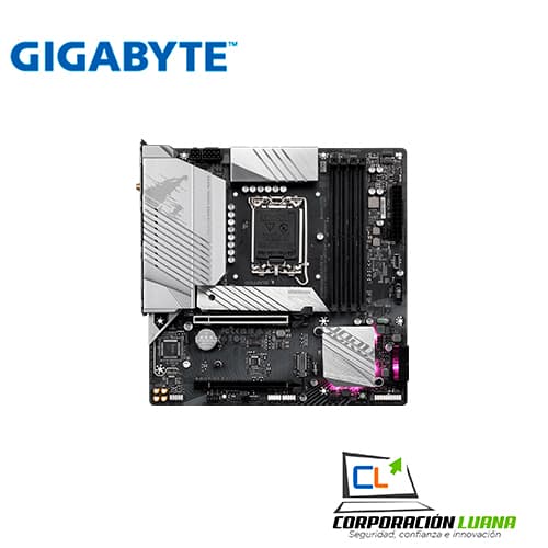 Imagen de MOTHERBOARD GIGABYTE B760M AORUS ELITE AX ( B760M AORUS ELITE AX ) DDR5 | LGA1700 | LED RGB