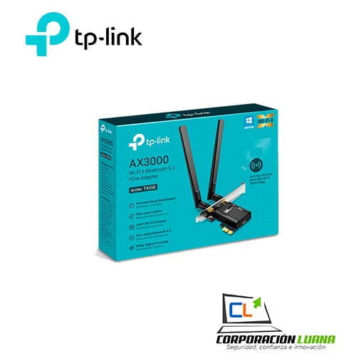 ADAPTADOR TP-LINK AX3000 ( TL-ARCHER-TX55E ) WIFI 6 | BT 5.2