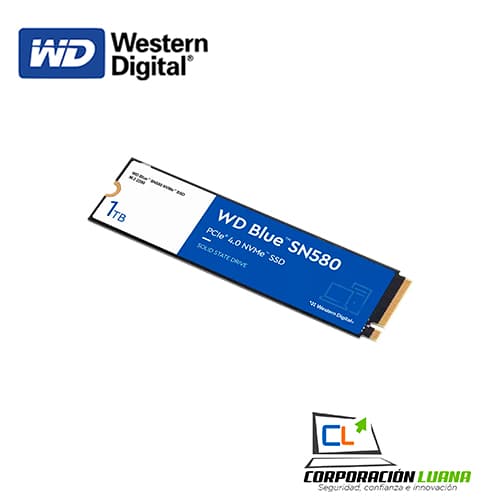 Imagen de SSD WESTERN DIGITAL SN580 1TB ( WDS100T3B0E ) NVME M.2 | BLUE