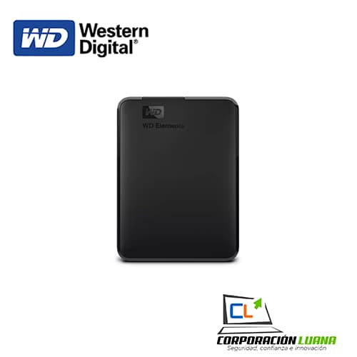 Foto del producto DISCO DURO EXTERNO WESTERN DIGITAL ELEMENTS 5TB ( WDBU6Y0050BBK-WESN ) USB