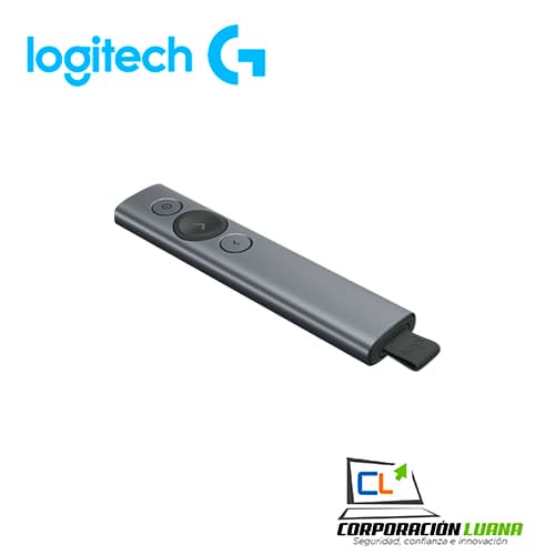Foto del producto PRESENTADOR PUNTERO LASER LOGITECH SPOTLIGHT ( 910-005216 ) 30M | BT - WIRELESS 2.4