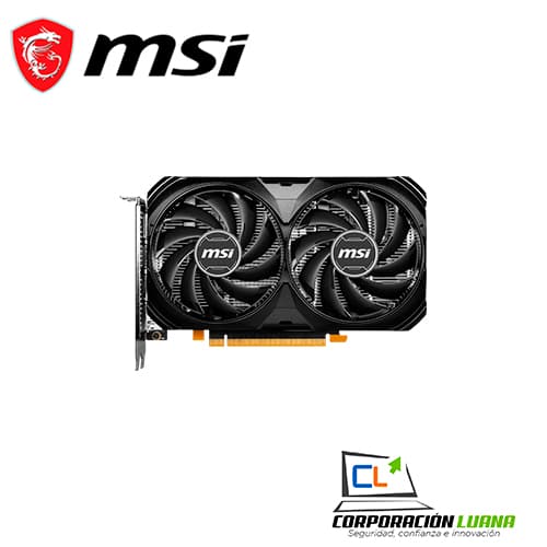 Imagen de TARJETA DE VIDEO MSI RTX 4060 VENTUS 8GB ( RTX-4060-VENTUS ) 2X FAN | GDDR6 | DLSS3