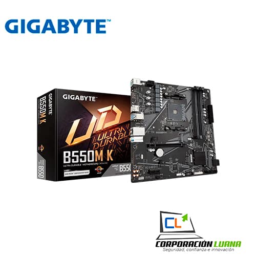 Foto del producto MOTHERBOARD GIGABYTE B550M-K ( MB550GBT00 ) AM4 | DDR4
