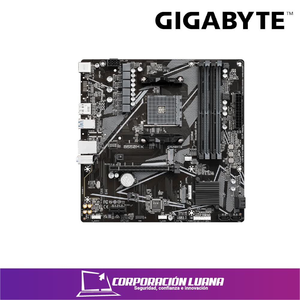 MOTHERBOARD GIGABYTE B550M-K ( MB550GBT00 ) AM4 | DDR4
