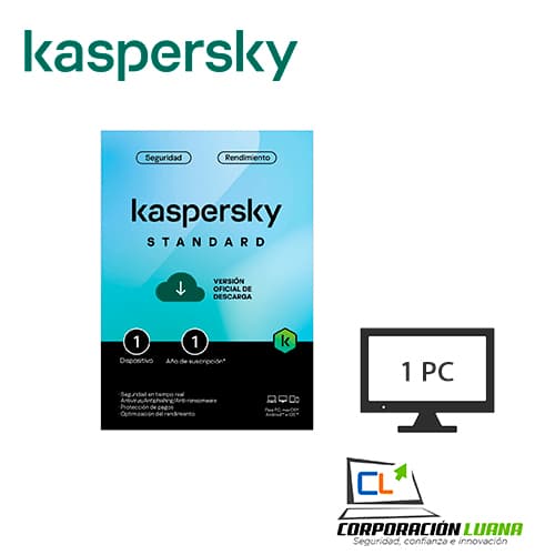 Foto del producto ANTIVIRUS KASPERKY STANDARD ( BLISTER ) 1PC