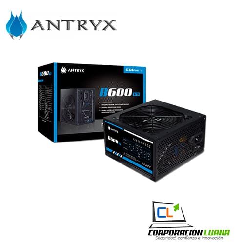Foto del producto FUENTE DE PODER ANTRYX B600 V3 ( AP-B600RV3S-R ) 600W