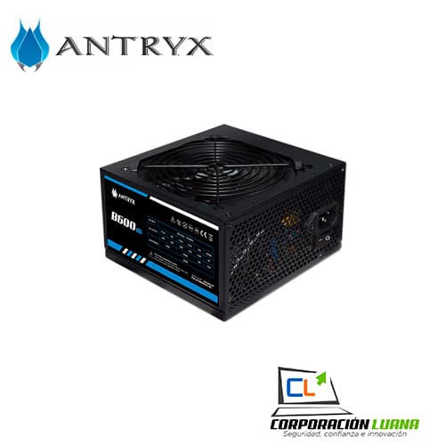 Imagen de FUENTE DE PODER ANTRYX B600 V3 ( AP-B600RV3S-R ) 600W