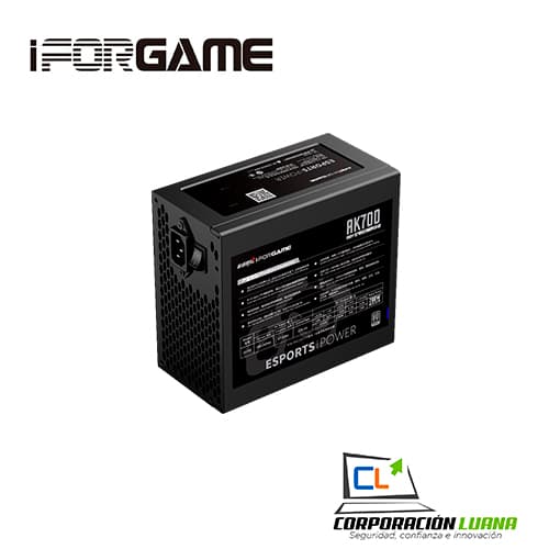 Imagen de FUENTE DE PODER IFORGAME 700W ( AK700 ) BRONZE