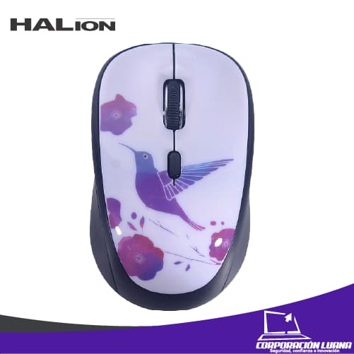 Foto del producto MOUSE INALAMBRICO HALION ( HA-M851W ) COLIBRI