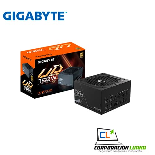 Foto del producto FUENTE GIGABYTE GP-UD750GM 750W 80 PLUS GOLD FULL MODULAR (PN:GP-UD750GM)