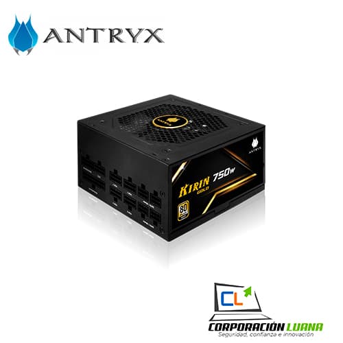 Foto del producto FUENTE DE PODER ANTRYX KIRIN 750W ( GPX750S ) MODULAR | 80 PLUS GOLD