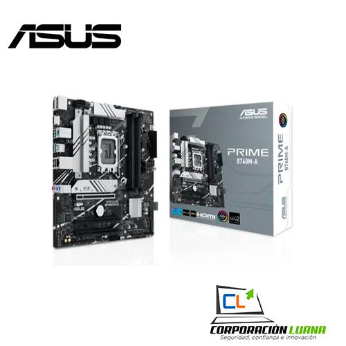 MOTHERBOARD ASUS PRIME B760M-A ( 90MB1EK0-M0AAY0 ) DDR5 | LGA1700