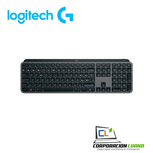 Imagen de TECLADO LOGITECH MX KEYS S ILLUMINATED WIRELESS / BT BLACK SP (920-011561)