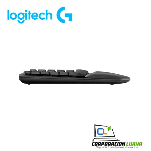 Imagen de TECLADO LOGITECH ERGO WAVE KEYS, ERGONOMICO, INALAMBRICO BOLT/BT, GRAPHITE 920-012278
