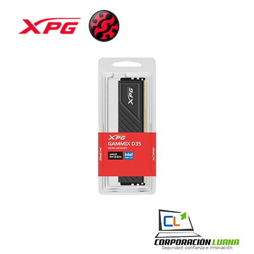 MEMORIA RAM XPG GAMMIX D35 8GB 3200 MHZ ( AX4U32008G16A-SB41-8 ) DDR4 | NEGRO
