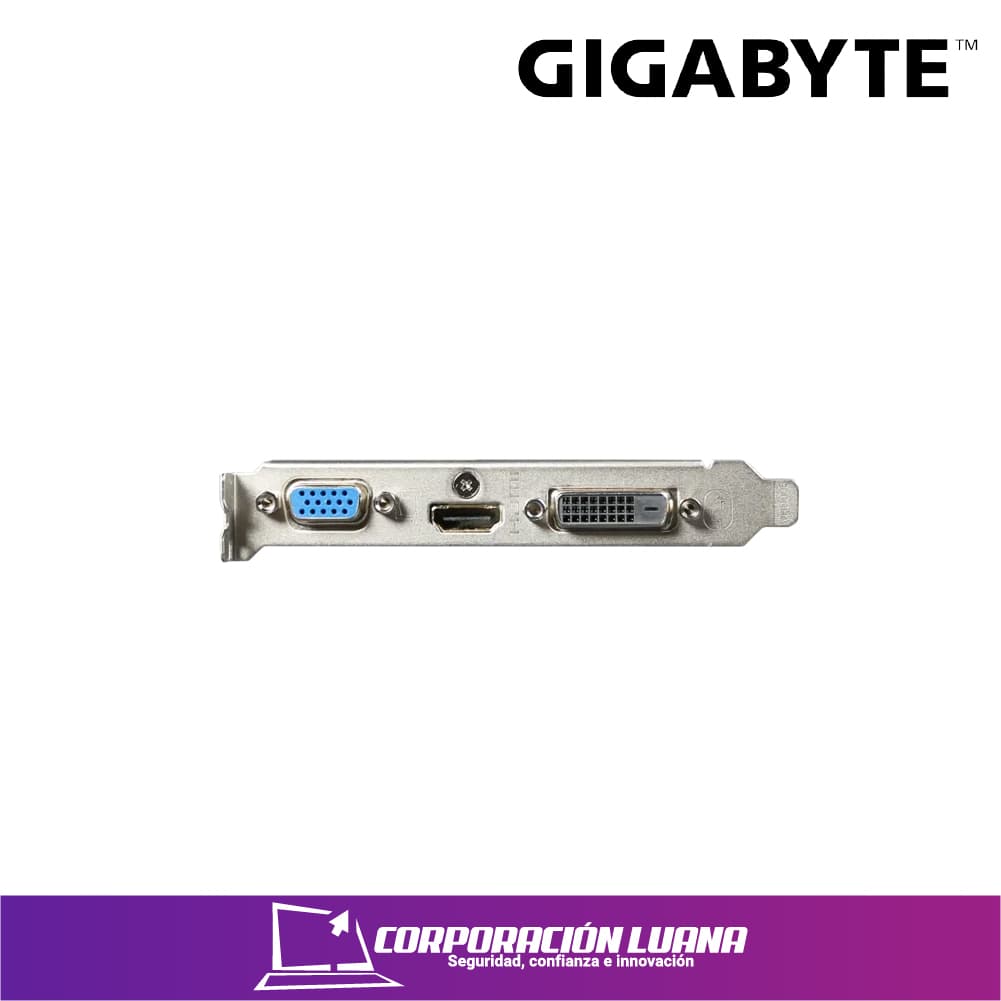 Imagen de TARJETA DE VIDEO GIGABYTE GT 710 ( GV-N710D3-2GL ) 2GB | DDR3 | LOW PROFILE