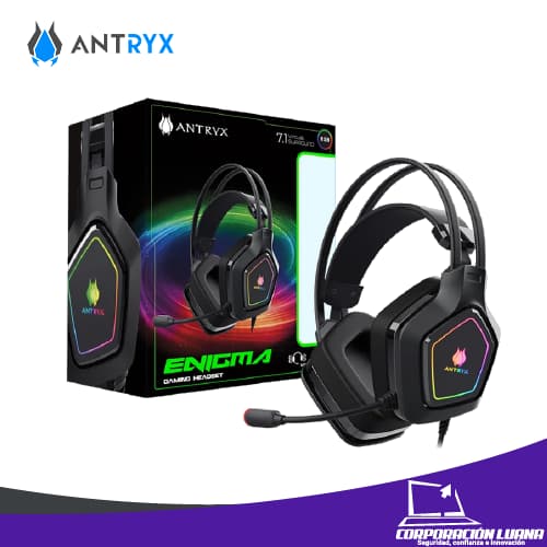 Foto del producto AUDIFONOS C/MICROFONO ANTRYX ENIGMA SE ( AGH-7320GR7V ) 7.1 | GRAY