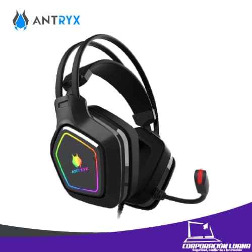 Imagen de AUDIFONOS C/MICROFONO ANTRYX ENIGMA SE ( AGH-7320GR7V ) 7.1 | GRAY