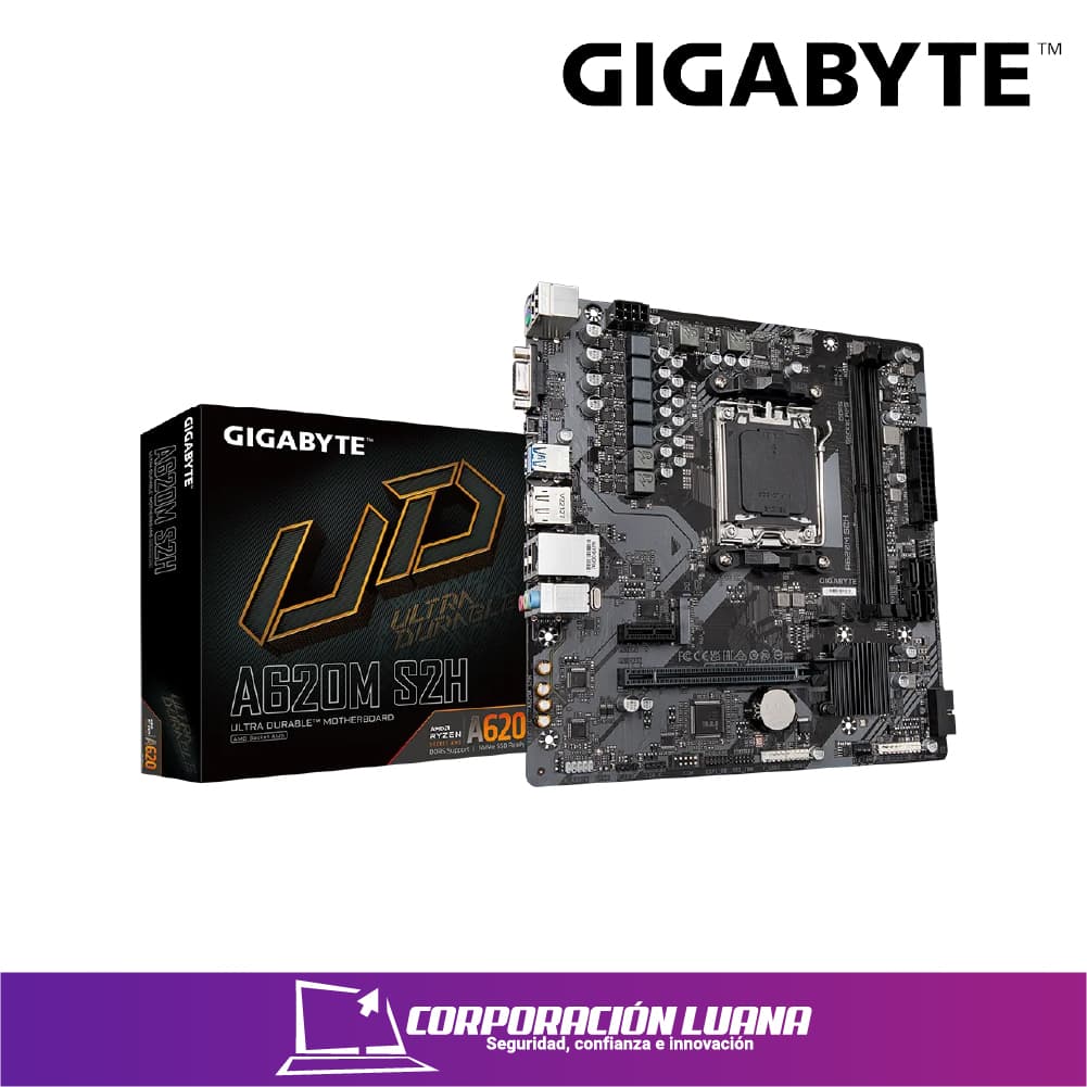 MOTHERBOARD GIGABYTE A620M S2H ( A620M-S2H ) AM5