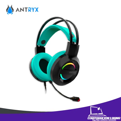 Imagen de AUDIFONO C/MICROFONO ANTRYX IRIS-K ( AGH-7100KYW ) YELLOW 7.1 VIRTUAL USB