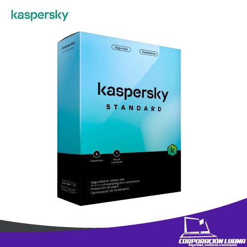 ANTIVIRUS KASPERSKY STANDAR ( KL1041D5EFS ) 5 DISPOSITIVOS | 12M