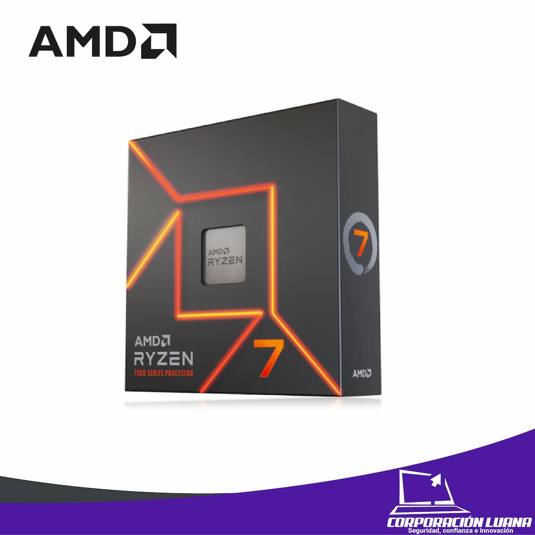 Foto del producto PROCESADOR AMD RYZEN 7 7700X ( 100-100000591WOF ) AM5 | 4.5GHZ - 5.4 GHZ | 32MB