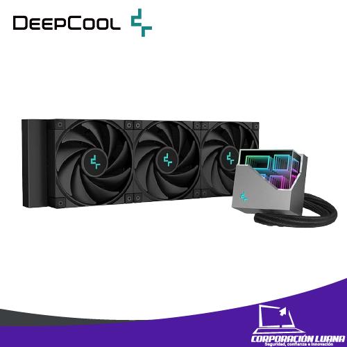REFRIGERACION LIQUIDA DEEPCOOL LT720 ( R-LT720-BKAMNF-G-1 ) NEGRO | X3 COOLER | LED RGB