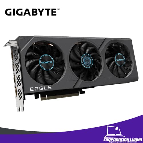 Imagen de TARJETA DE VIDEO GIGABYTE RTX 4060 EAGLE OC ( GV-N4060EAGLE OC-8G ) 8GB | X3 FAN | GDDR6 | 128 BIT