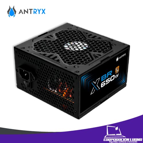Imagen de FUENTE ANTRYX XBR-650 650W 80 PLUS BRONZE (PN:FP-650W)