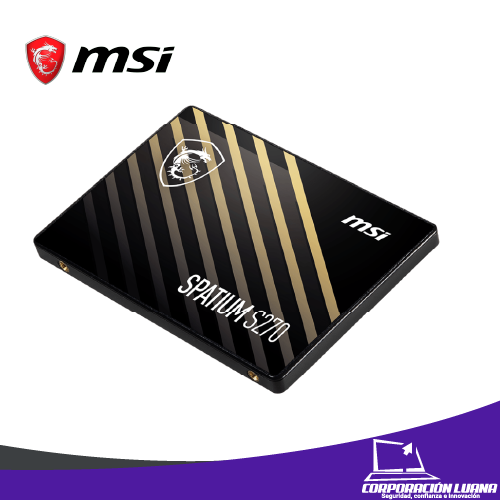 Imagen de SSD MSI 480GB SPATIUM ( SPATIUM-S270-SATA-2.5-480GB ) SATA