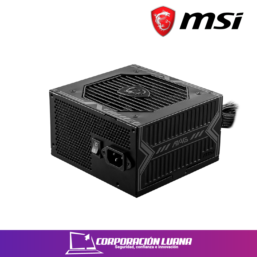 Foto del producto FUENTE DE PODER MSI MAG A650BN ( MAG-A650BN ) 650W | 80 PLUS BRONZE