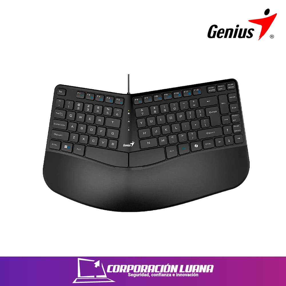 Foto del producto TECLADO GENIUS ERGO KB-700 ( 31310053401 ) C/TECLADO COPILOT | NEGRO USB
