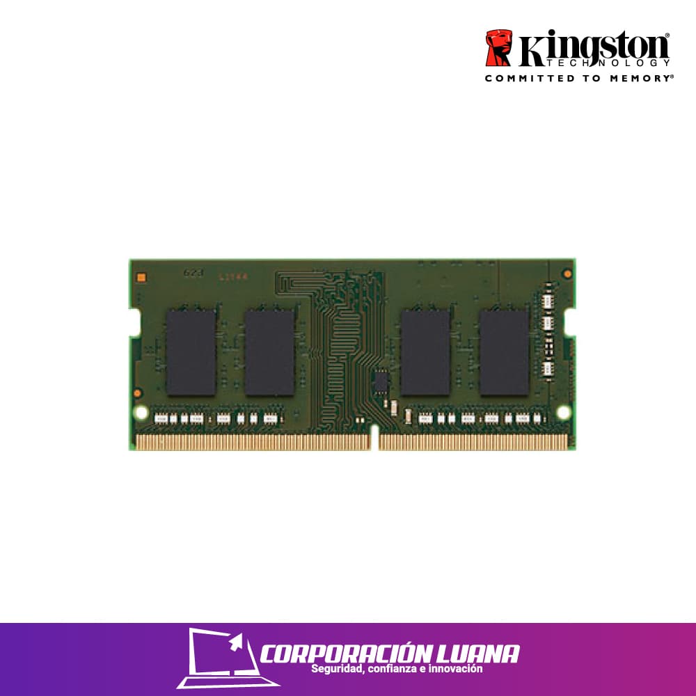 Foto del producto MEMORIA SODIM  KINGSTON VALUERAM KVR32S22D8/32 32 GB 3200MHZ DDR4 NO ECC CL22 SODIMM 2RX8 1.2V - KVR32S22D8/32