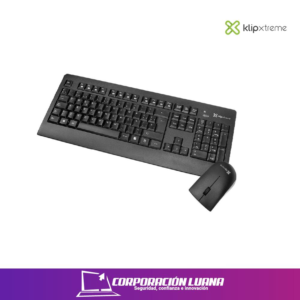 COMBO INALAMBRICO KLIP XTREME INSPIRE ( KCK-265S ) TECLADO+MOUSE | NEGRO | USB