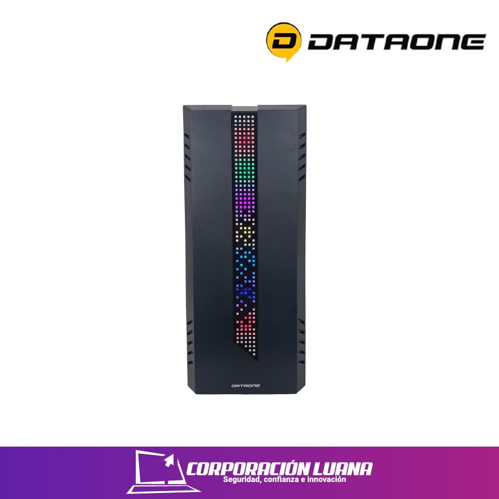 Foto del producto CASE DATAONE APOLO ( APOLO431 ) C/FUENTE 600W NEGRO | LED RGB