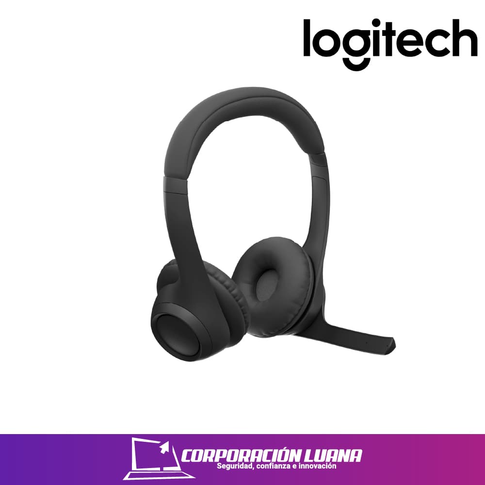 Imagen de AUDIFONOS LOGITECH ZONE 300 ( 981-001406 ) NEGRO | BT | 20 HORAS