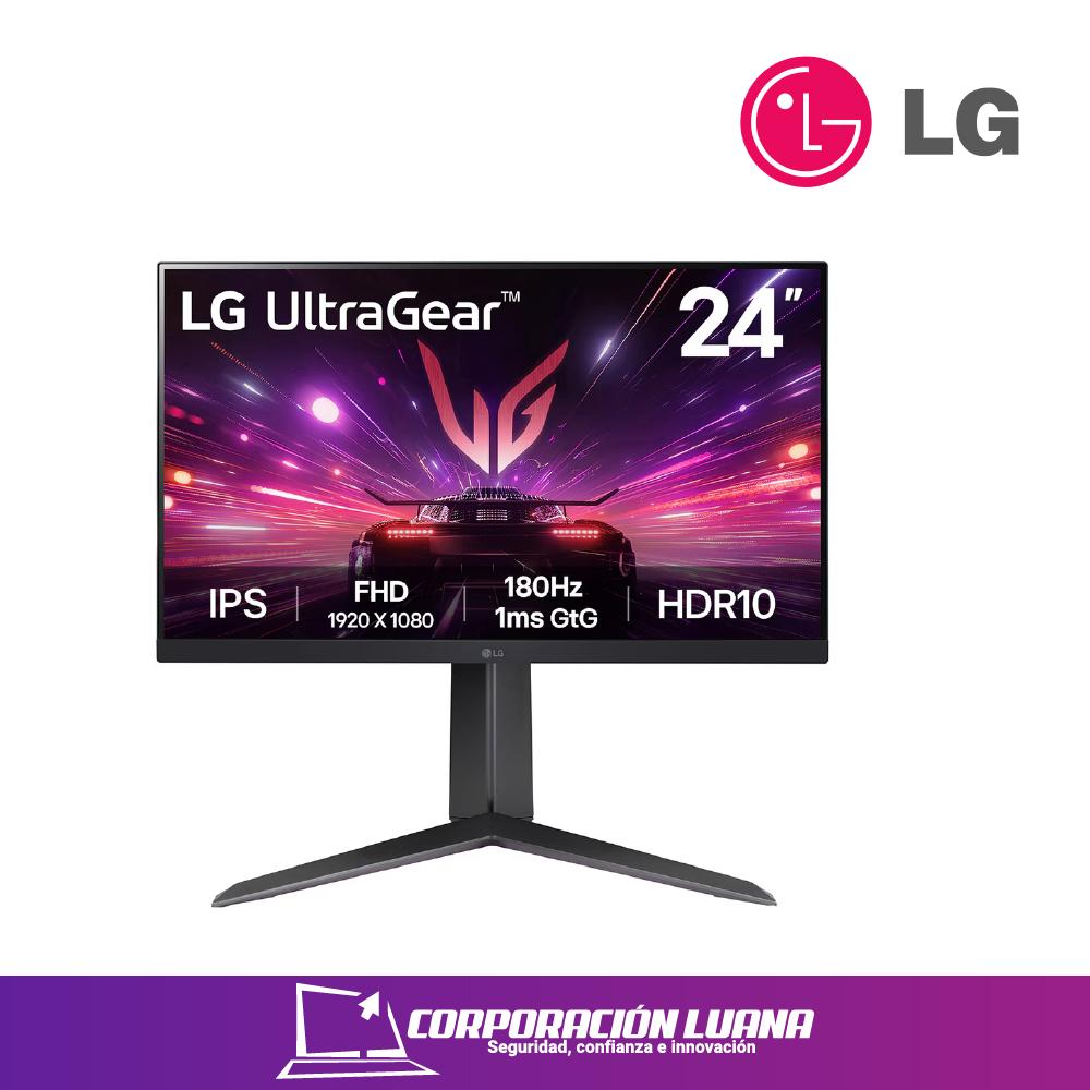 MONITOR LG GAMER 23.8" ( 24GS65F-B ) IPS | FHD - 180 HZ | HDMI - DP