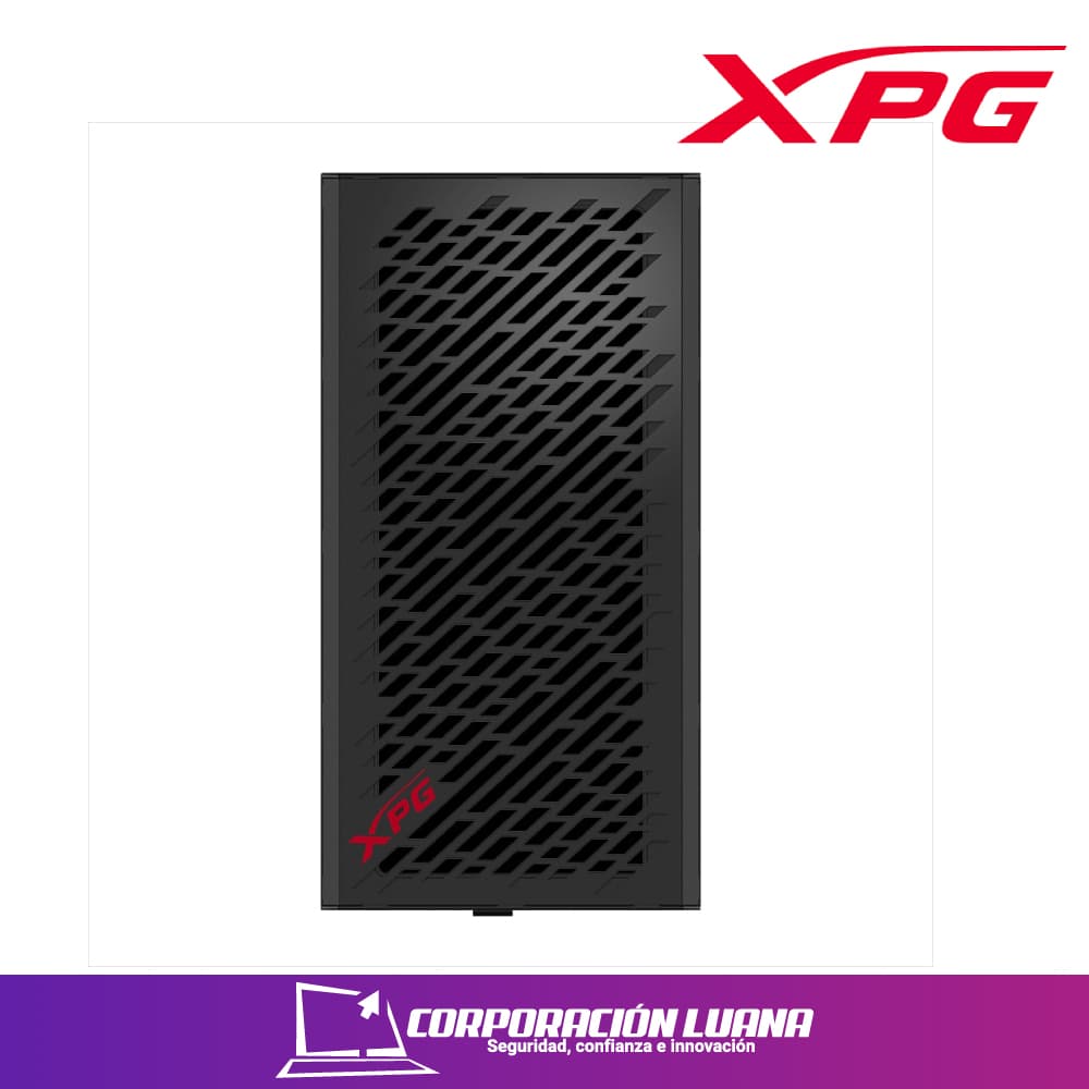 Foto del producto CASE SIN FUENTE XPG VALOR STORM VIDRIO TEMPLADO+ 4 FAN NEGRO