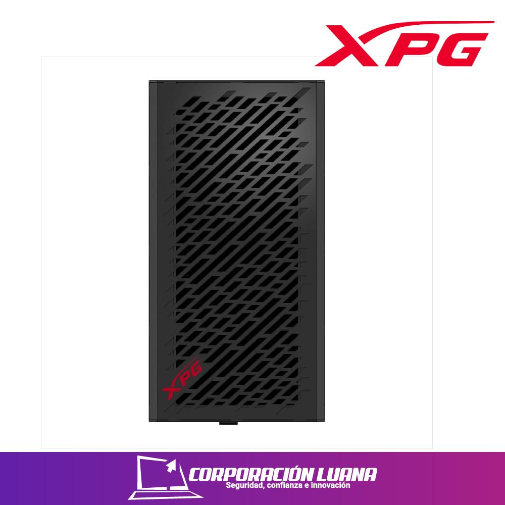 CASE SIN FUENTE XPG VALOR STORM VIDRIO TEMPLADO+ 4 FAN NEGRO