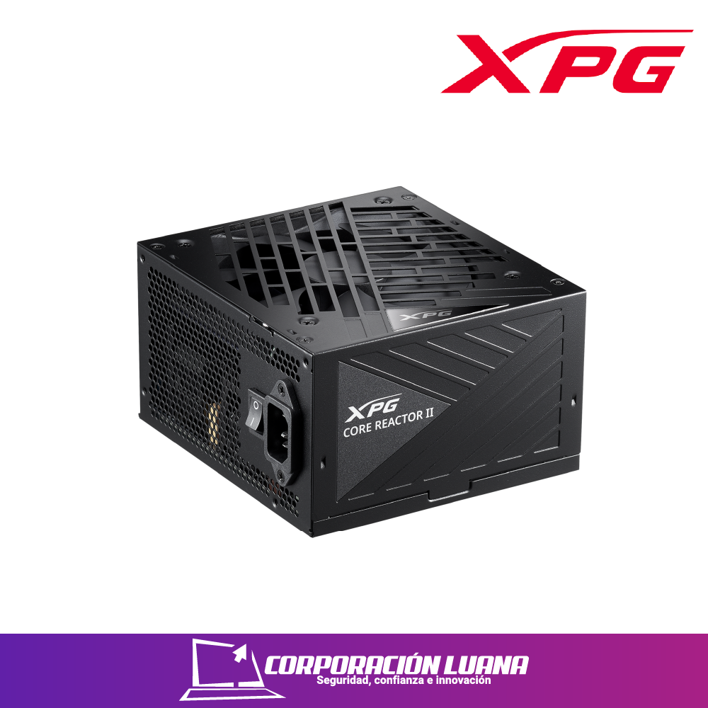Foto del producto FUENTE DE PODER XPG CORE REACTOR II 750W ( C-REACTORII750G-BKCUS ) GOLD | MODULAR