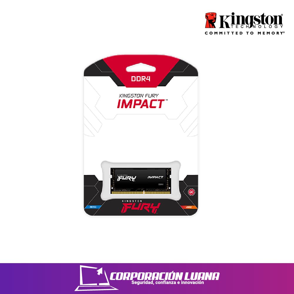 Foto del producto MEMORIA SODIMM RAM KINGSTON IMPACT 32GB 3200 DDR4 SODIMM