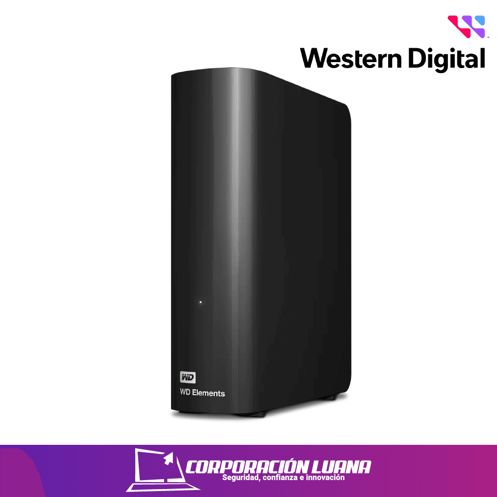 DISCO DURO EXTERNO WESTERN DIGITAL 18TB ELEMENTS DESKTOP ( WDBWLG00180HBK-NENS ) NEGRO | 3.5 | USB 3.0