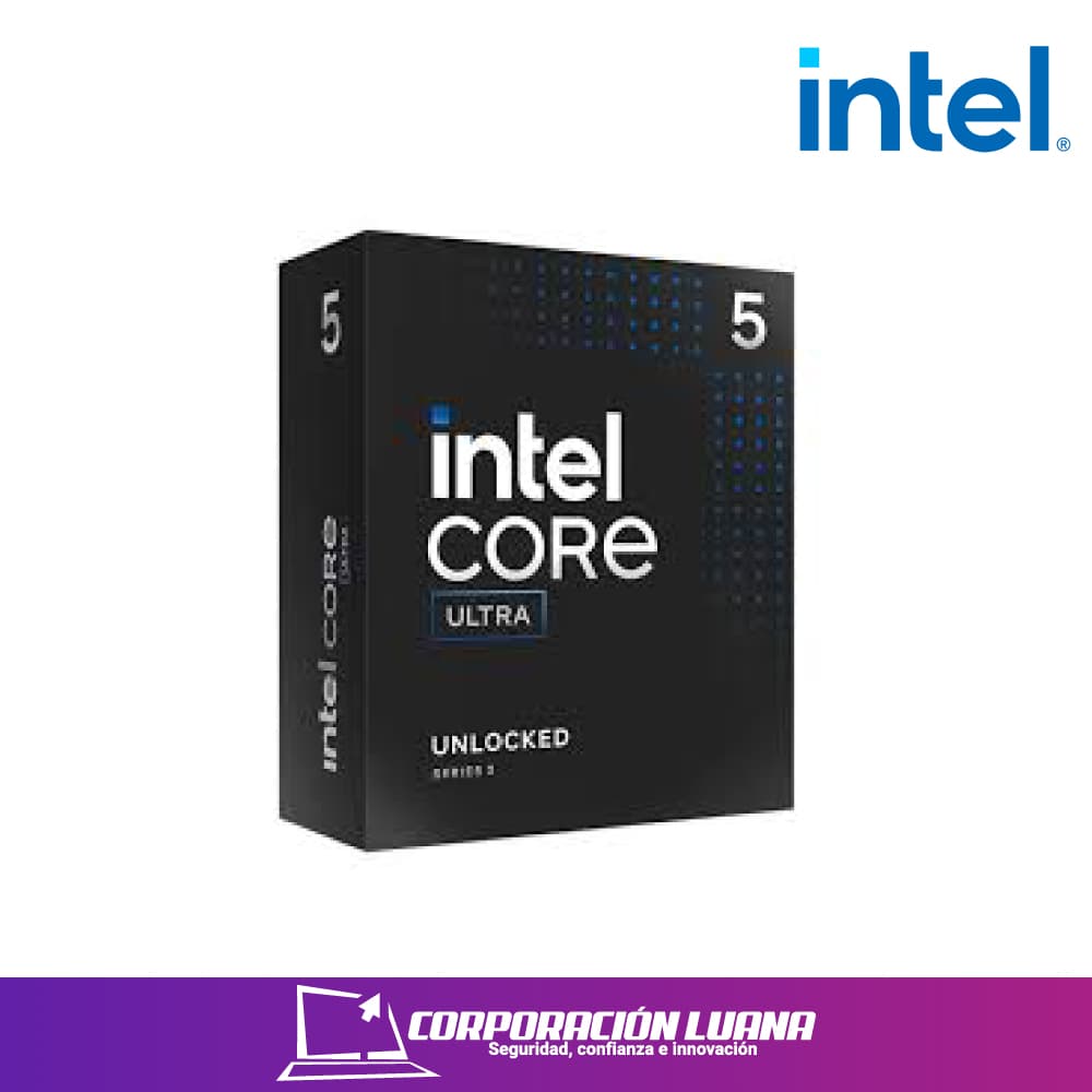 PROCESADOR INTEL CORE ULTRA 5 245K 15TH GENERACION | 24 MB CACHE | 4.20 - 5.20 GHZ | TDP 125W | INTEL GRAPHICS TURBO | CORE 14 | LGA1851